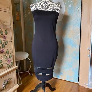 Strapless pull on dress by Club L